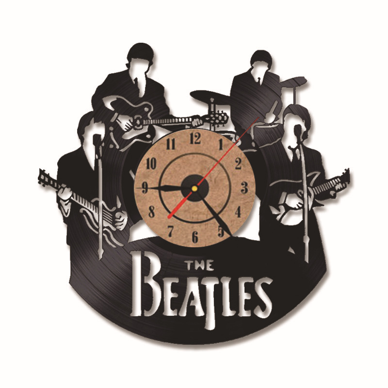 Musical Instrument Project - Beatles 3D Vinyl Record Clock Musical