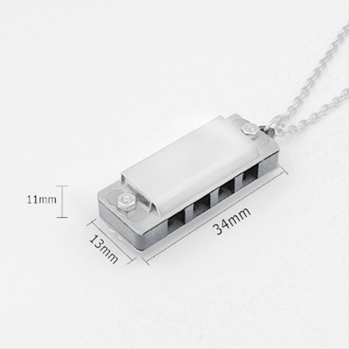 Musical Instrument Project - ABXY Mini Harmonica Necklace 4 Hole