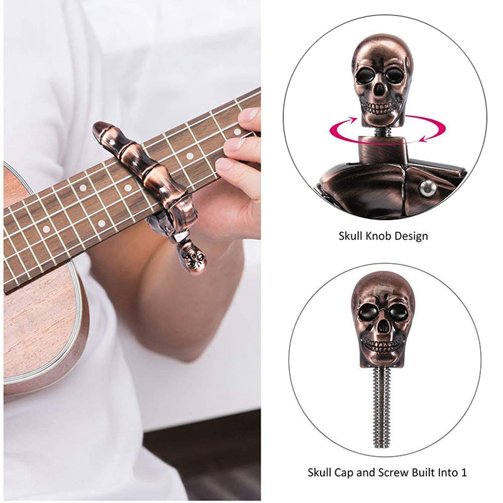 Guitar Capo Skull Capo for Aco - đánh giá và giá Acoustic Guitar Dreadnought