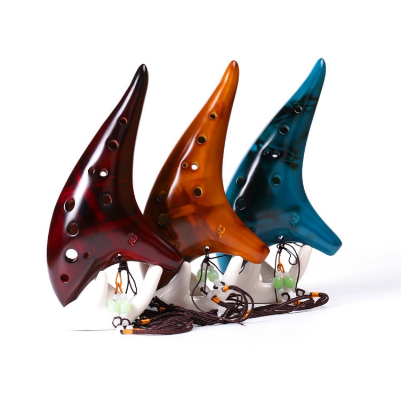 12 Holes Alto Ocarina Zelda Or - đánh giá và giá Musical Instrument Zelda