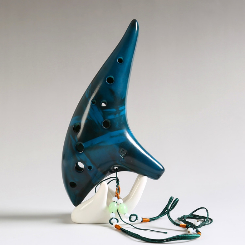 12 Holes Alto Ocarina Zelda Or - đánh giá và giá Musical Instrument Zelda