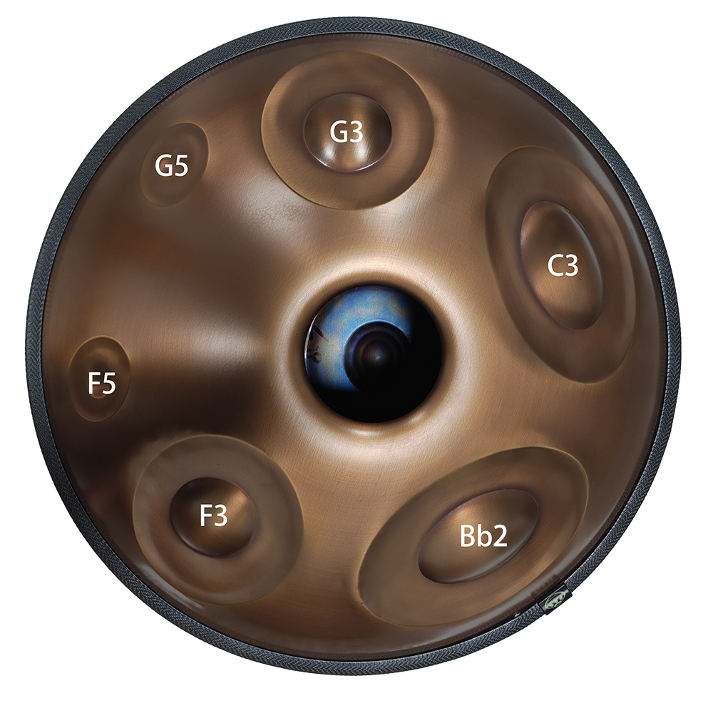 18 Notes Handpan Drum，in D Min - đánh giá và giá Musical Instrument Handpan
