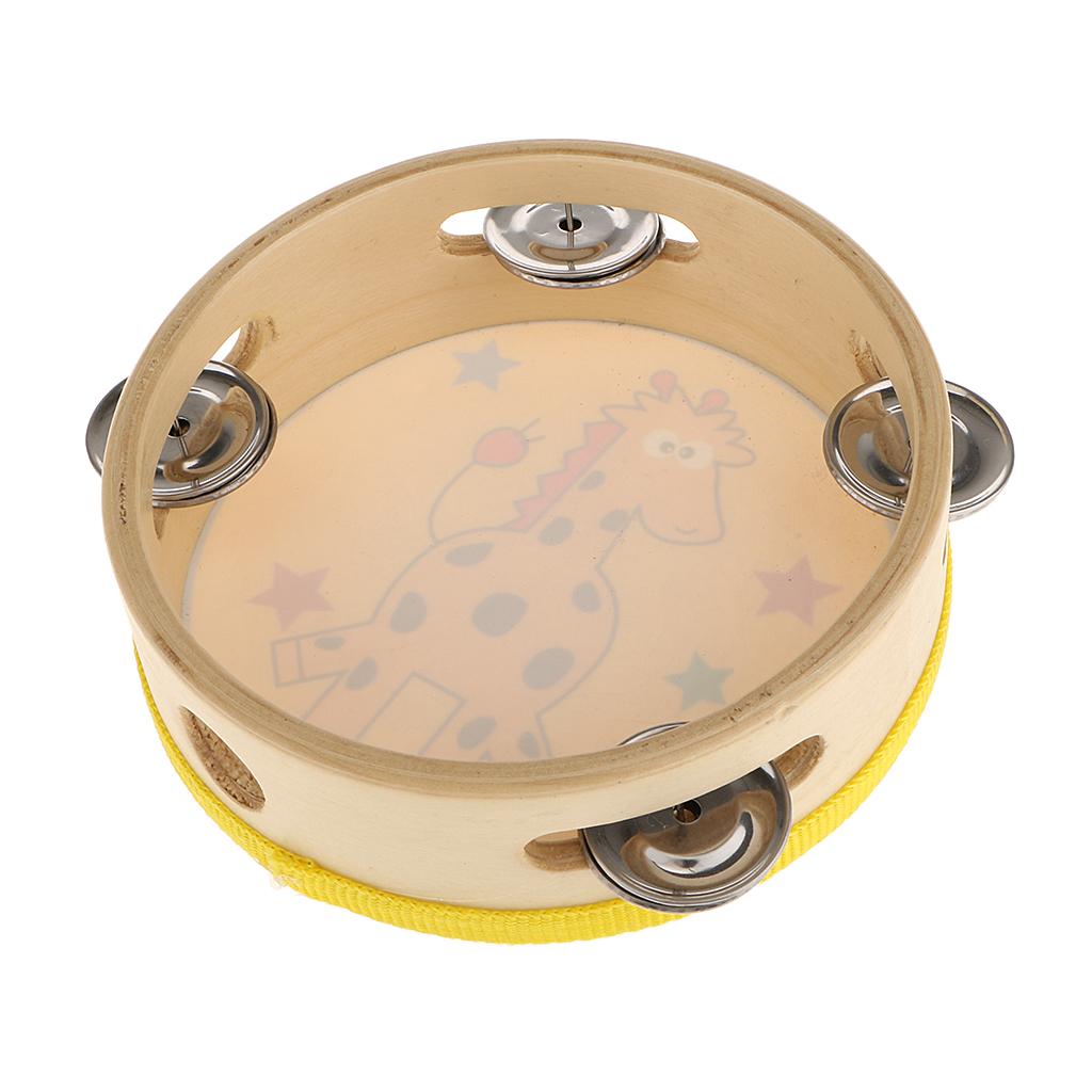 Wooden Tambourine Small Hand P - đánh giá và giá Musical Instrument Tambourine