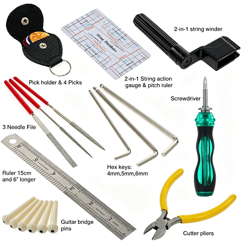 22pcs Guitar Repair Tool Set M - đánh giá và giá Musical Instrument Repair