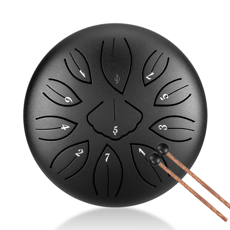 Hluru Steel Tongue Drum 6 Inch - đánh giá và giá Musical Instrument Handpan