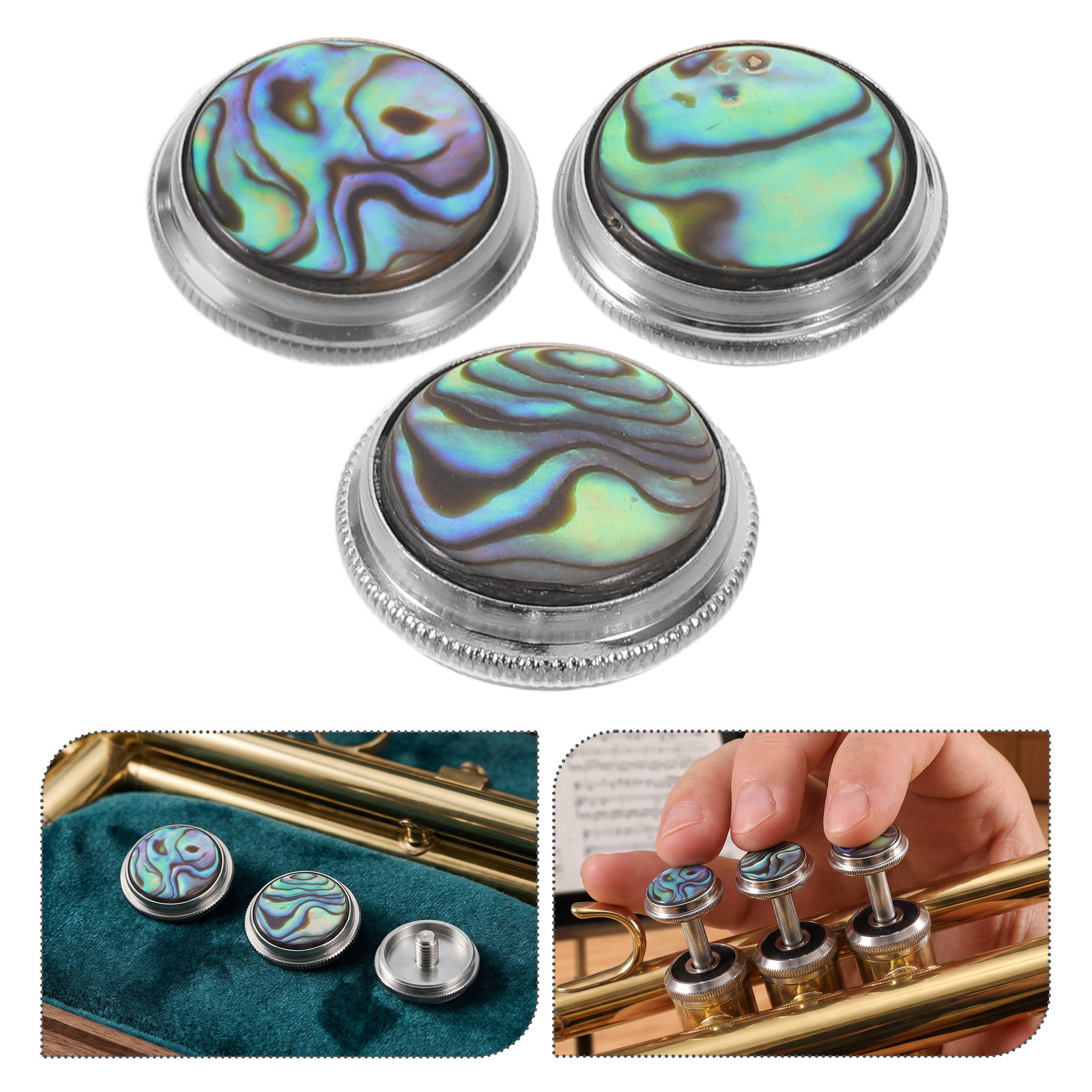 3Pcs Trumpet Valve Buttons Sil - đánh giá và giá Musical Instrument Repair