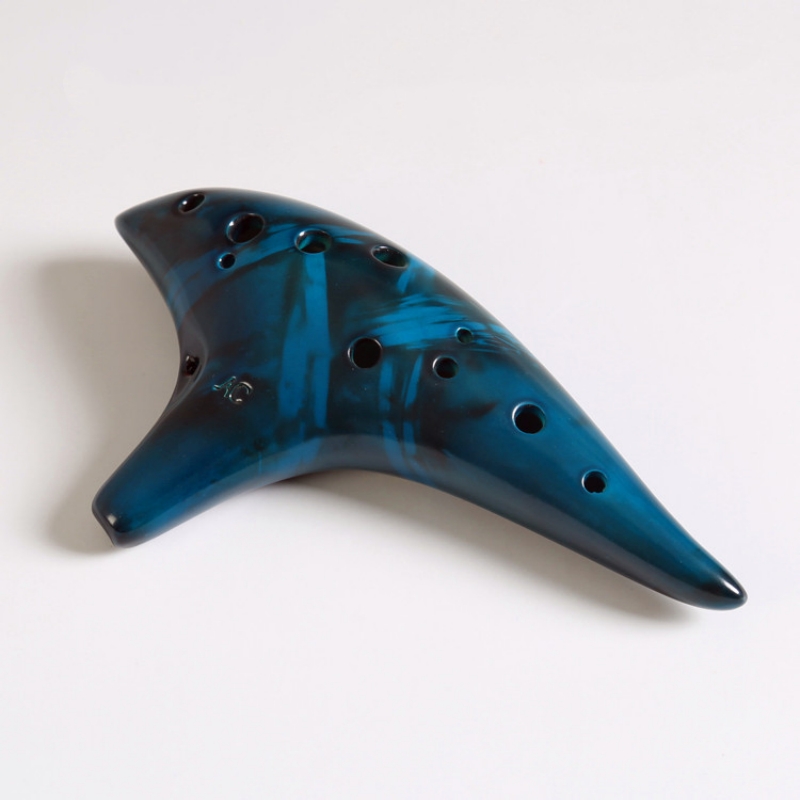 12 Holes Alto Ocarina Zelda Or - đánh giá và giá Musical Instrument Zelda