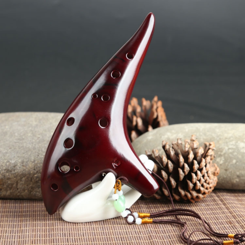 12 Holes Alto Ocarina Zelda Or - đánh giá và giá Musical Instrument Zelda