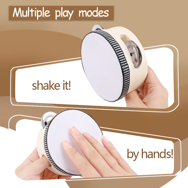 6-24Pcs 10cm Tambourine Drums  - đánh giá và giá Djembe Hand Drum