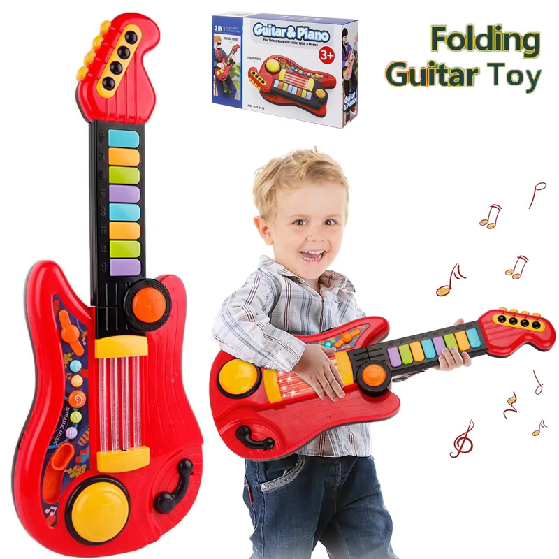 2 In 1 Electric Kids Guitar To - đánh giá và giá Musical Instrument Project