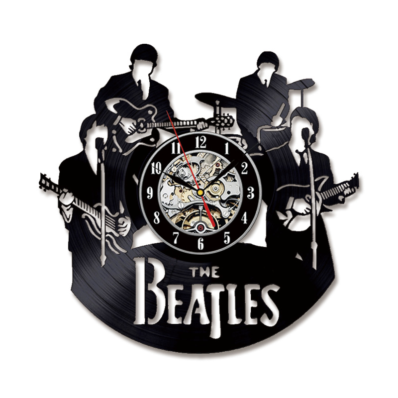 Beatles 3D Vinyl Record Clock  - đánh giá và giá Musical Instrument Project