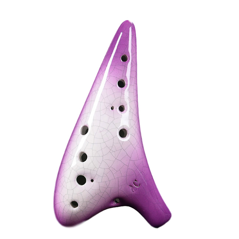 Tím Gốm Sứ Ocarina 12 Lỗ Alto  - đánh giá và giá Musical Instrument Zelda