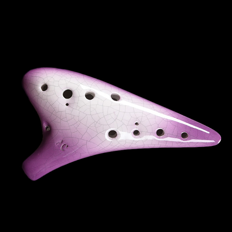 Tím Gốm Sứ Ocarina 12 Lỗ Alto  - đánh giá và giá Musical Instrument Zelda