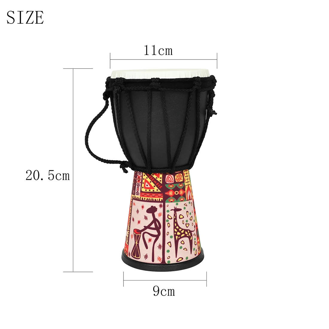 4 Inch African Drum ABS Drum C - đánh giá và giá Djembe Hand Drum