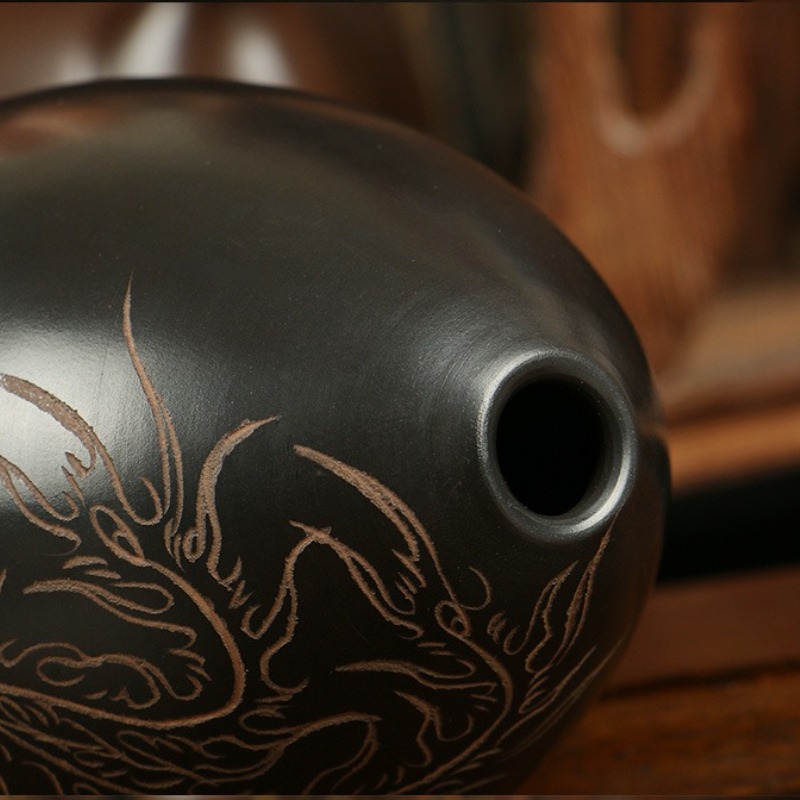 8 Holes Ocarina Black Portable - đánh giá và giá Musical Instrument Project