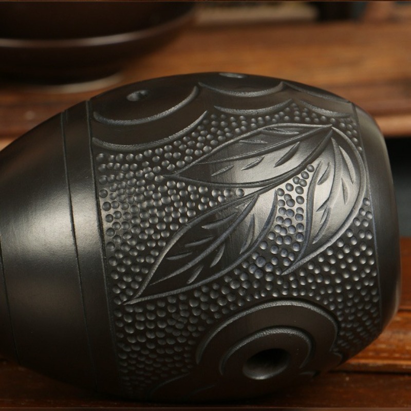 8 Holes Ocarina Black Portable - đánh giá và giá Musical Instrument Project