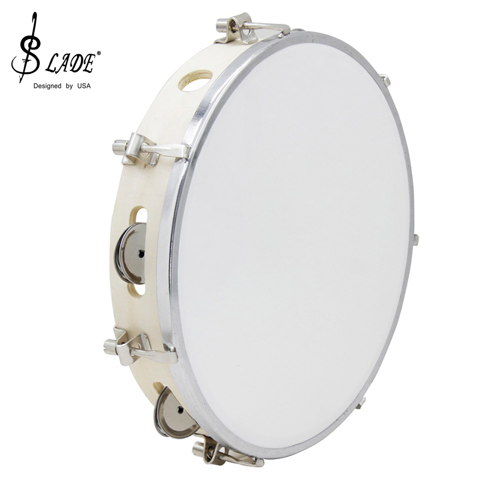 SLADE 10 Inches Tambourine Adj - đánh giá và giá Djembe Hand Drum